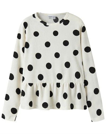 Name It - NKFNamsa Bluse - Antique White